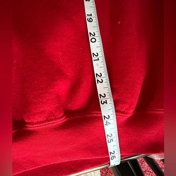VTG 90s Top Stitch embellished red crewneck sweatshirt w sequins. Beautiful. 1X - Picture 4 of 7